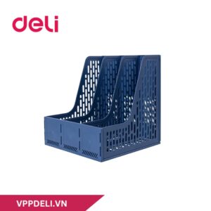 Khay Đựng Tài Liệu Nhựa Deli 3 Ngăn E9843