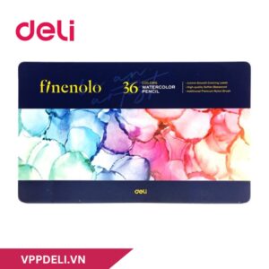 Bút chì màu gốc dầu hộp thiếc Deli EC129-36