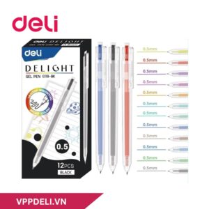 Bút gel nước Deli G118 ngòi 0.5mm