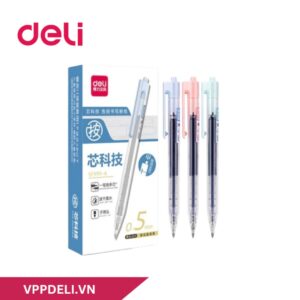 Bút Roller bấm Deli SF999