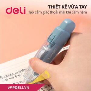 BÚT XÓA BĂNG CÓ NÚT BẤM 12M CAO CẤP DELI VR12