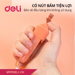 BÚT XÓA BĂNG CÓ NÚT BẤM 12M CAO CẤP DELI VR12