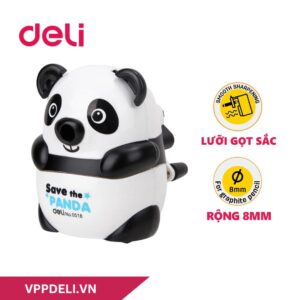 Gọt chì quay tay hình gấu trúc Deli E0518