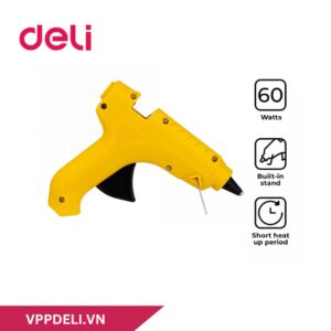 Súng Bắn Keo Nến Silicon Deli 60W EA50161 - Màu Vàng