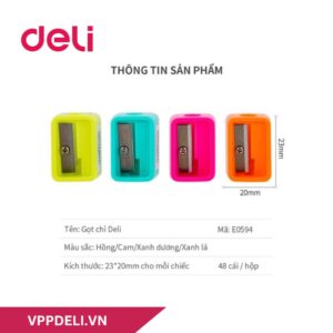 Chuốt chì Deli 0594 (48 cái/ hộp)