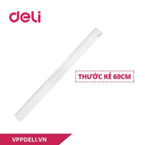 Thước kẻ 60cm Deli E6260 - trong suốt