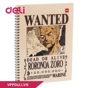 Sổ gáy xoắn B5 60 trang 70g One Piece - Deli EN004